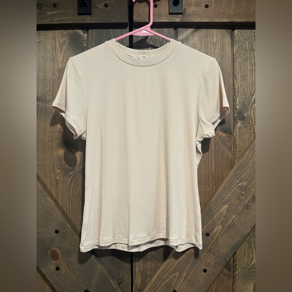LNA Women's Cream Top
